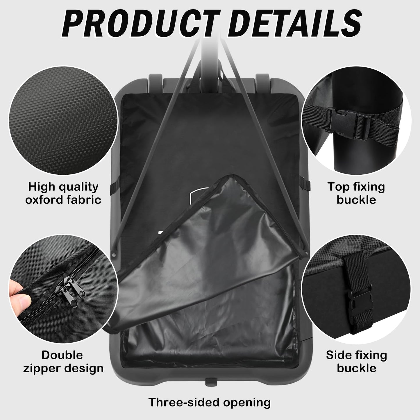 TRINKA Portable Basketball Hoop Sandbag, Heavy Duty Weighted Base Anchor for Basketball Hoops, Holds 300+ lbs, Weather Resistant Waterproof Dustproof Oxford Fabric Sand Bag