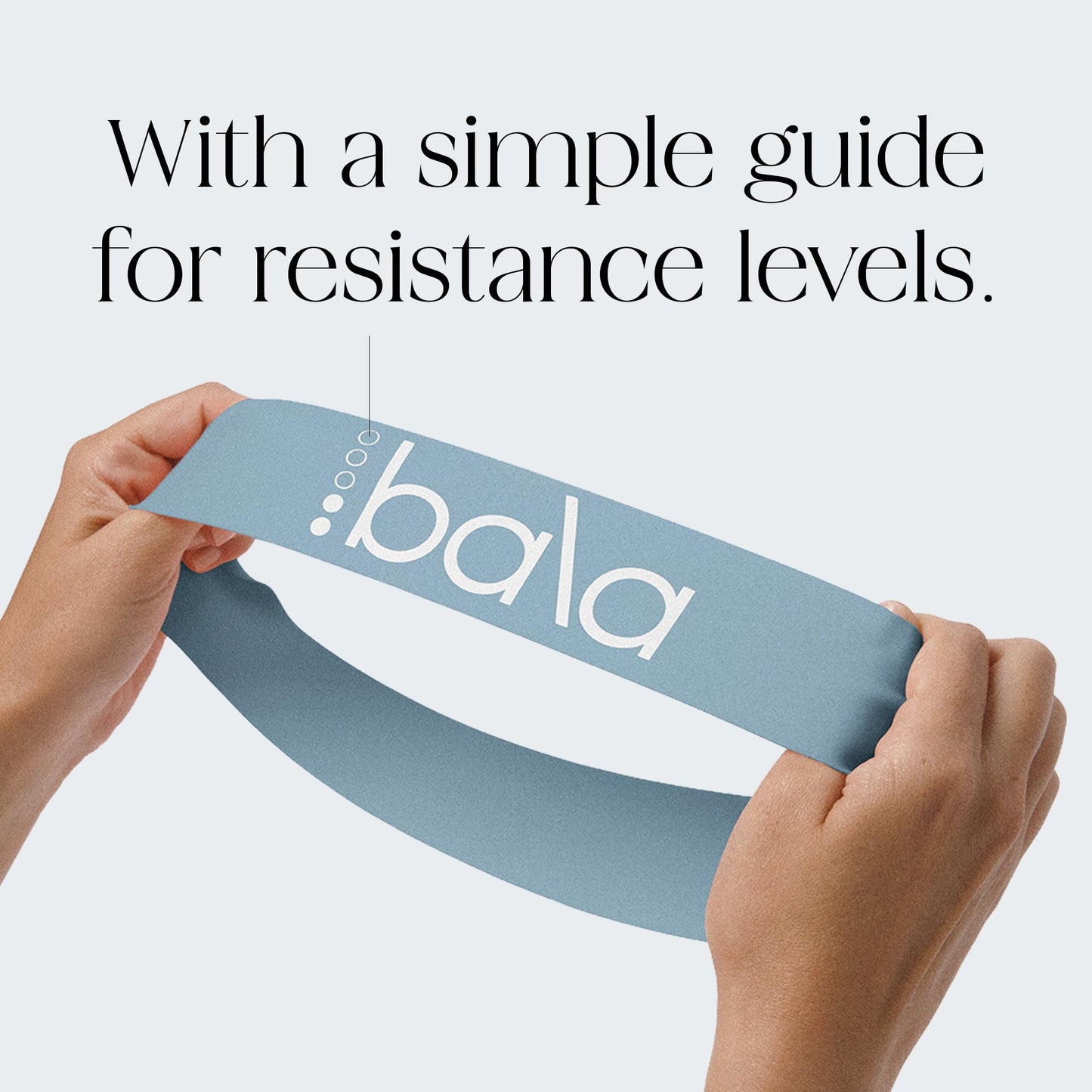 Bala Booty Bands Resistance Bands for Women & Men, 5-Pack - Elastic Exercise Bands for Working Out - Wrist, Ankle, Legs & Booty Bands - Workout Resistance Bands for Yoga, Pilates, Strength Training