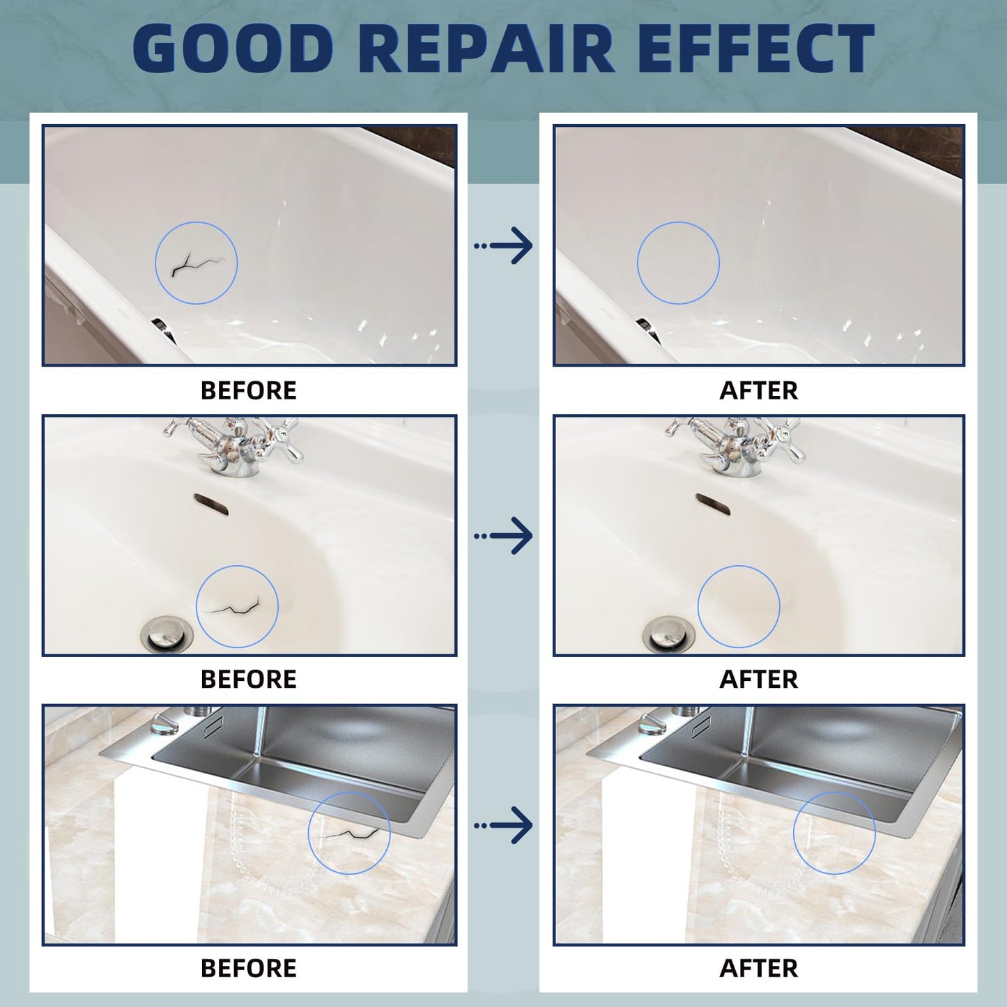 Krbnk Fiberglass Boat Repair Kit, Gel Coat & Marine Grade Fiberglass Repair Kit for Boats, Kayaks, Jet Skis - Color Matching Epoxy Filler for Holes, Cracks, Chips - UV Resistant, Waterproof
