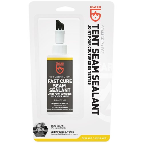 GEAR AID Seam Grip FC Sealant - Fast-Cure Protection for Tents, Awnings & Tarps | 2 Fl Oz Clear
