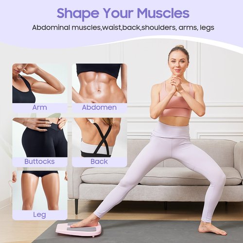 Pilates Reformer A Foldable Portable Full Body Exercise Pilates Board Unisex Multi Functional Core Strength Pilates Training Board Multifunctional Fitness Gear for Home Gyms & Studios (Pink)