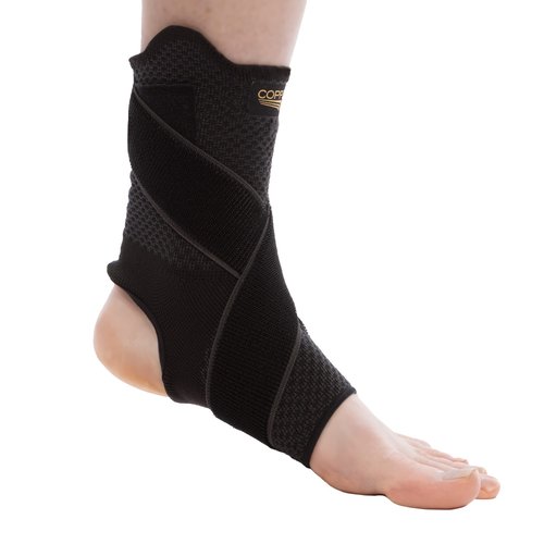 Copper Fit Health Adjustable Ankle Sleeve, Small/Medium