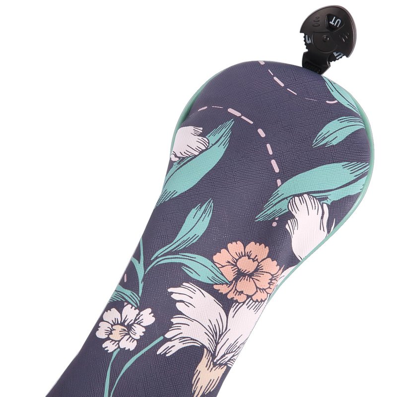 SHABIER Beautiful Floral Pattern Background Golf Head Cover for Hybird Club