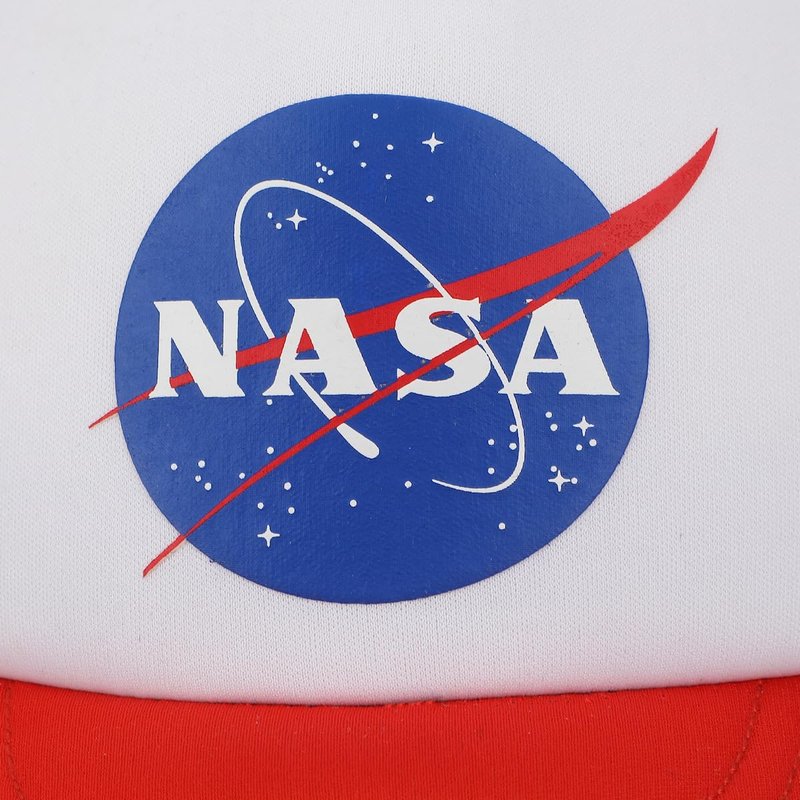 NASA Logo Red & White Trucker Hat