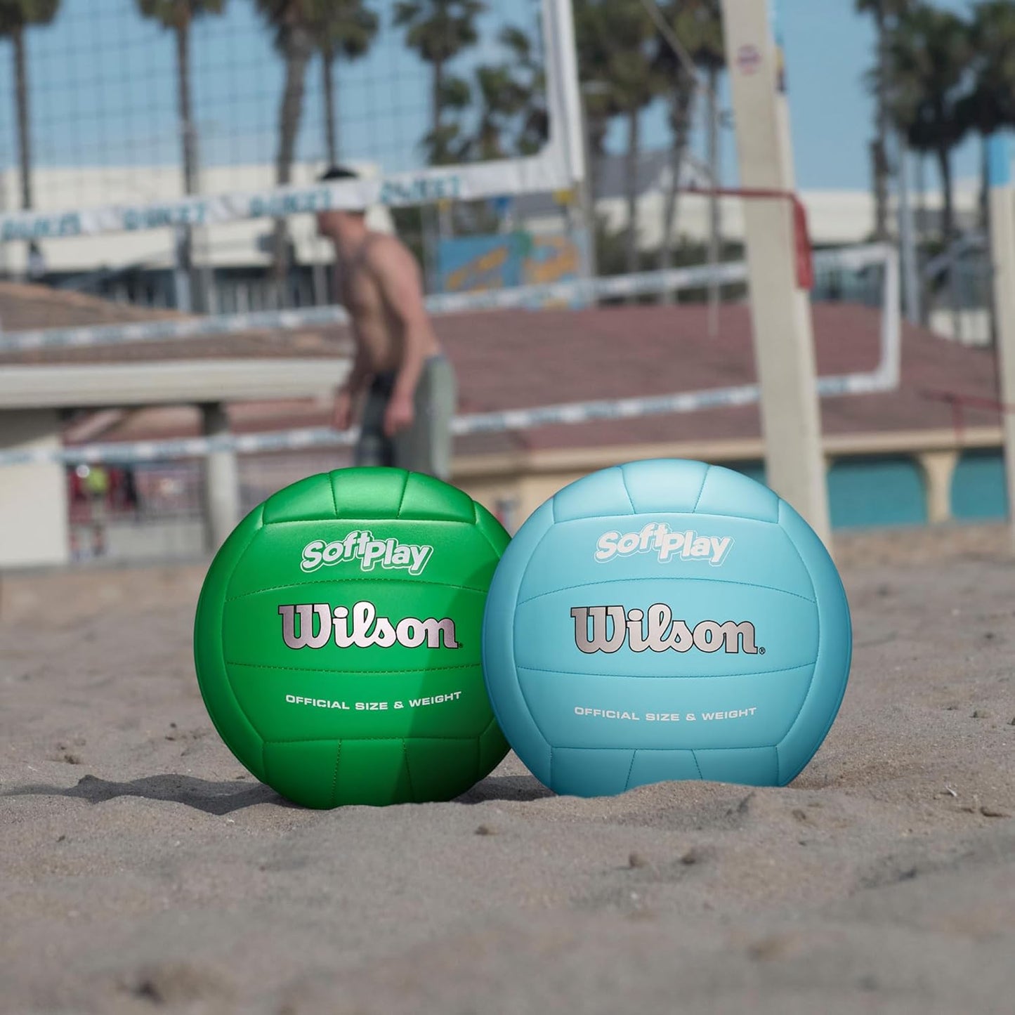 Wilson Soft Play Volleyballs - Official Size | Perfect for Indoor and Outdoor Fun