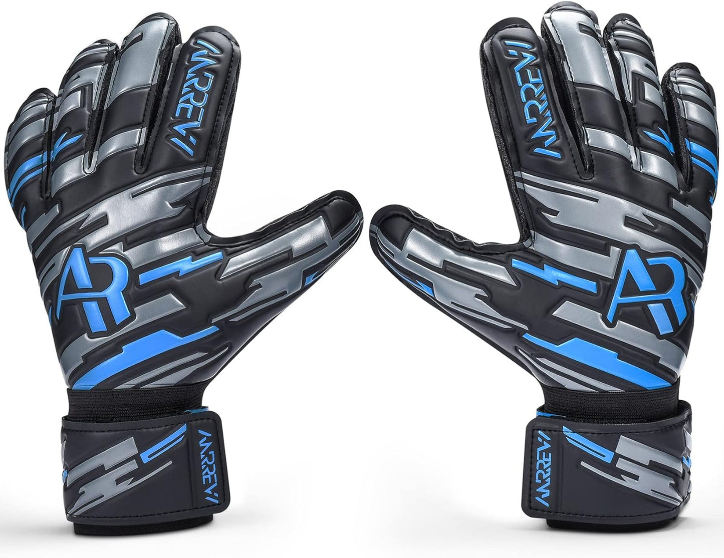 Skiennix Soccer Goalie Gloves - Finger-Save & Double Wrist Protection | Superior Grip for All Ages