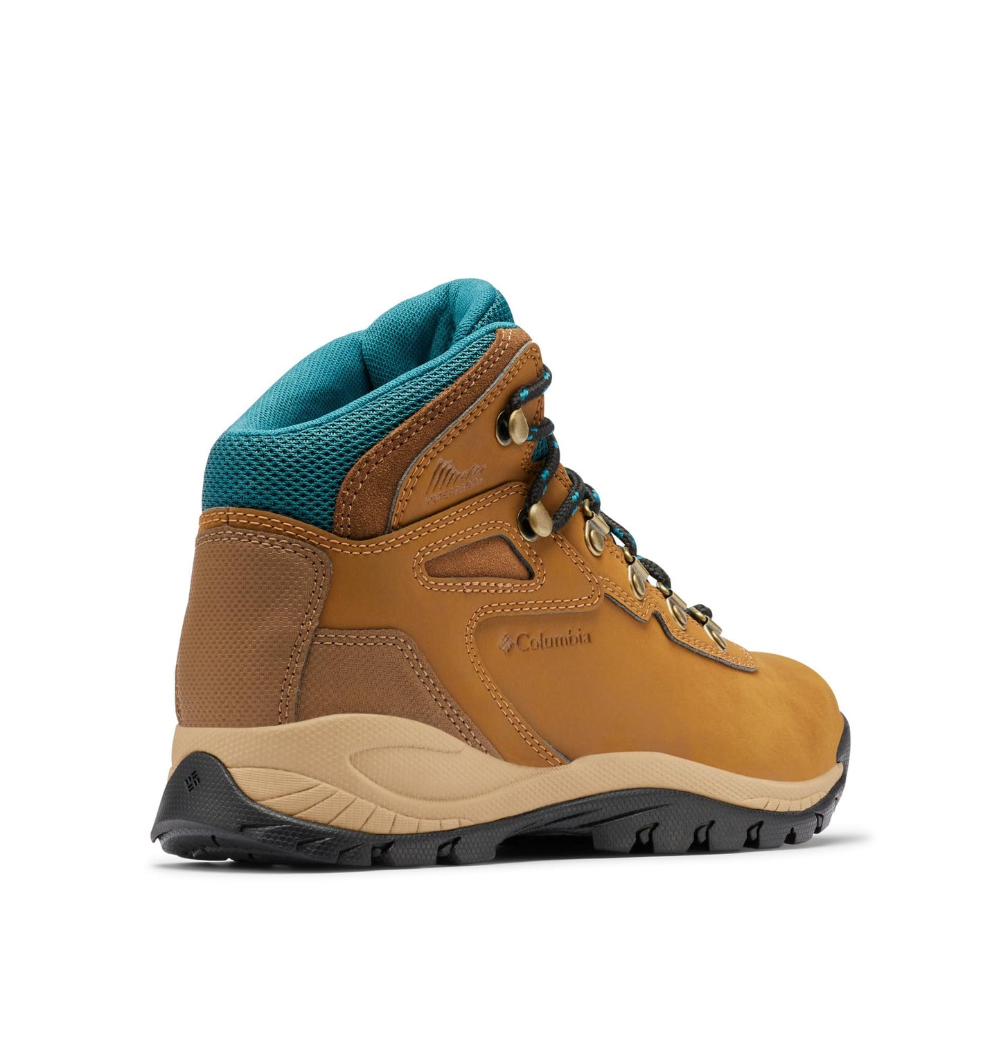 Columbia Womens Newton Ridge Lightweight Waterproof Hiking Boot, Elk/River Blue, 8