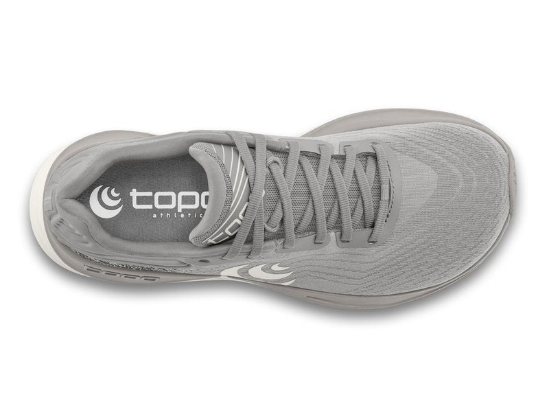 Topo Athletic Men's Ultrafly 5 Comfortable Lightweight Cushioned Durable 5MM Drop Road Running Shoes, Athletic Shoes for Road Running, Dark Grey/Grey, Size 9.5