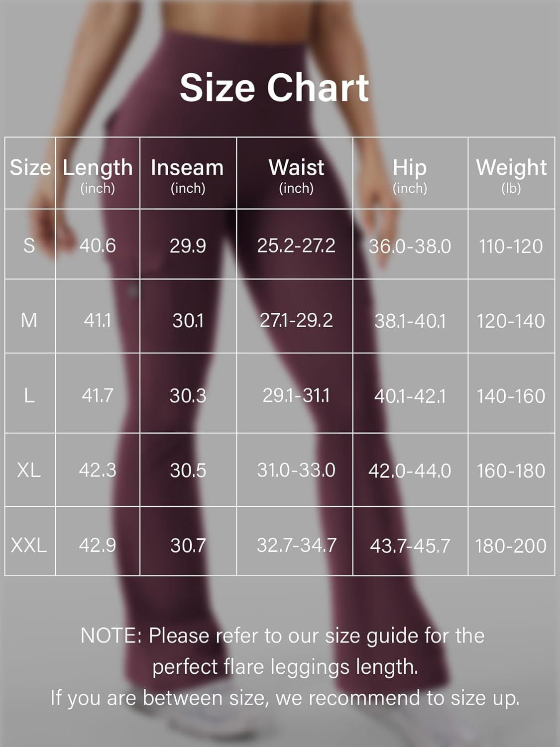 YEOREO CoreFlex Women's High-Waisted Flare Leggings - Hidden Pockets & No Front Seam | Gym & Yoga
