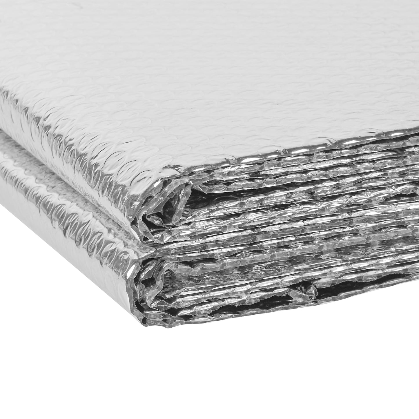 MYFAMIREA Double Reflective Insulation Roll 23.6IN x 10FT Bubble Aluminum Foil Sheet Thermal Insulation for Summer Heat, 3MM Insulated Radiant Barrier Wrap Insulation with 60P Tapes for RV, Window