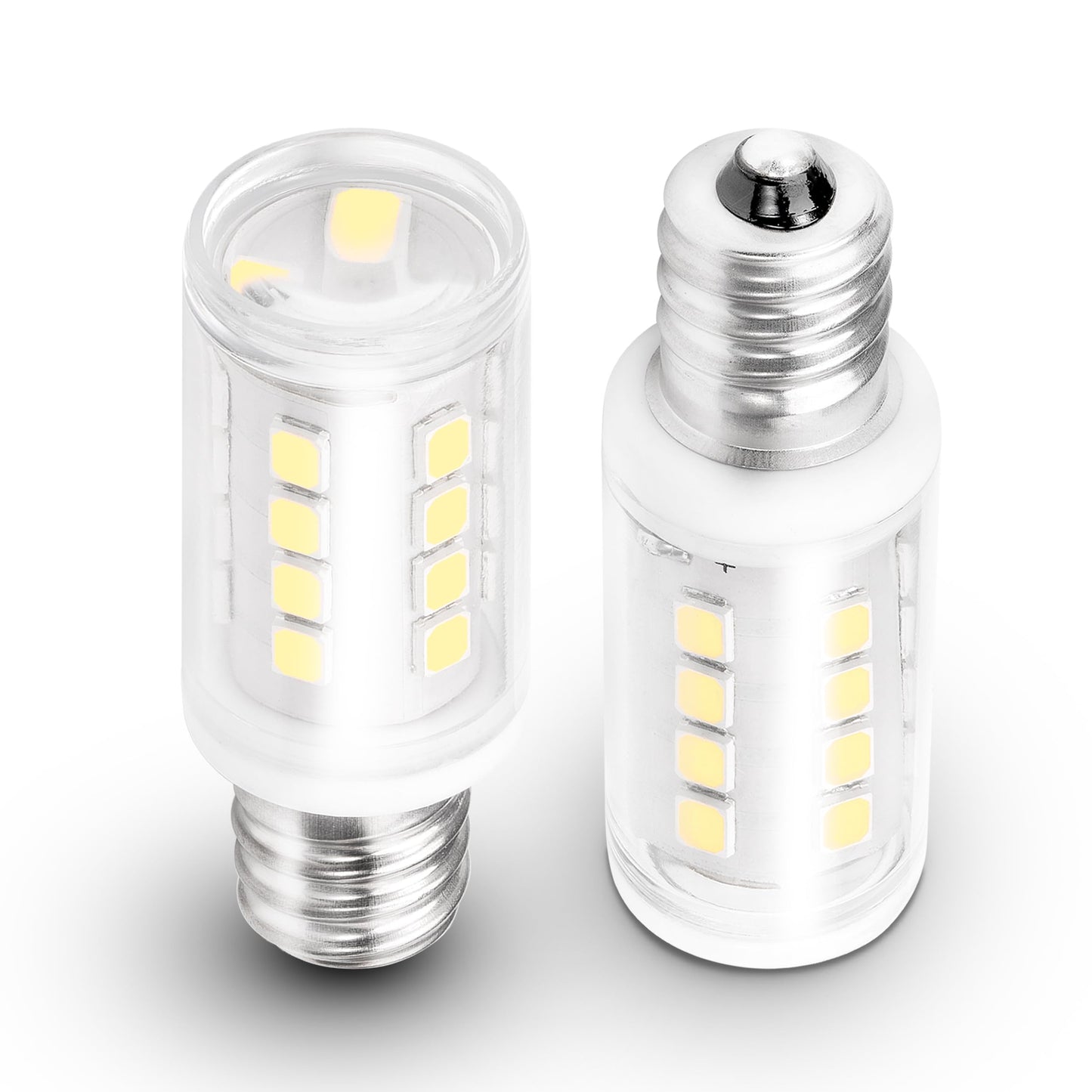 Dryer Light Bulb 120V 10W 25W 40W Equivalent WE05X20431 WP22002263 Appliance Bulb E12 Candelabra Base 2W 300lm 6000K Daylight White for Dryer Drum Water Ice Dispenser Refrigerators Bulb, 2 Pack