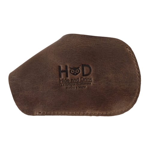 Hide & Drink, Golf Club Headcover Handmade from Full Grain Leather - Durable Iron Head Protector, Compact Accessory, Caddy, Suitable for Outdoor Use - Bourbon Brown