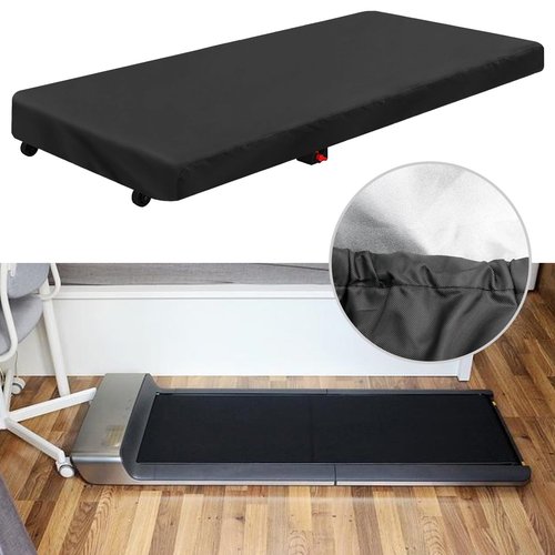 Aynaxcol Under Desk Treadmill Cover 420D Walking Pad Covers Waterproof Protective Dust-Proof for Home Walking Treadmill Indoor Outdoor Office Under Desk Running Machine (Black 55 x 28 x 6 Inch)