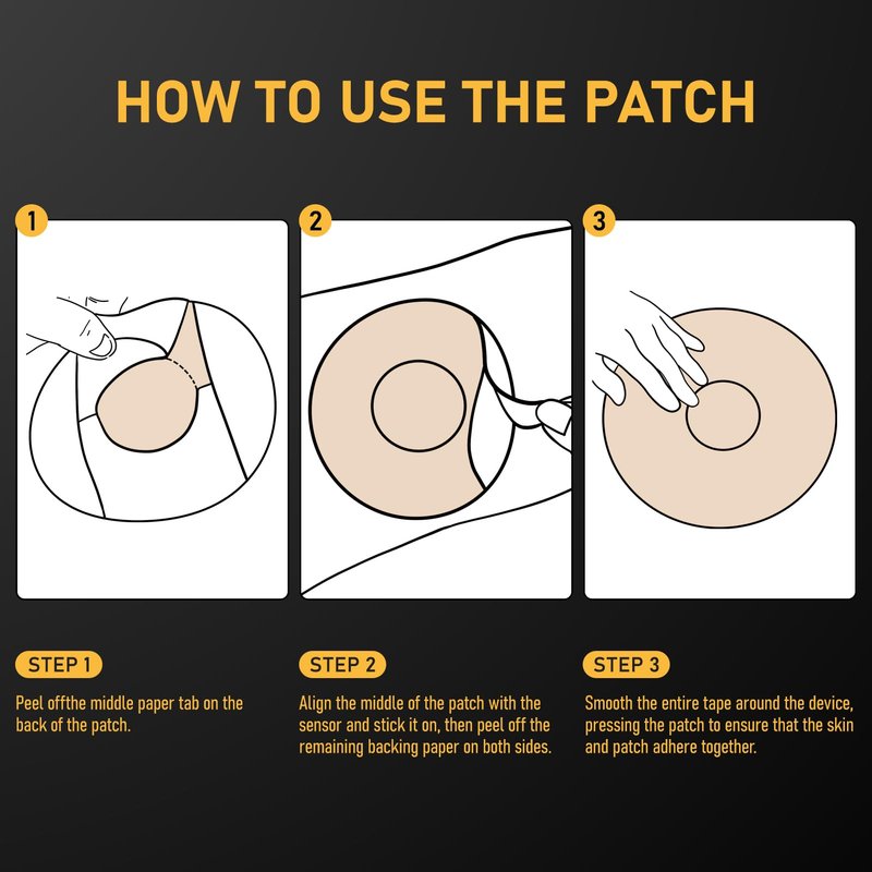 ANGTICS Dexcom G7 Over Patches Waterproof, 30PCS Cgm Sensor Patch Stelo Adhesive Patches G7 Overpatch Full Cover Without Hole, 10+ Days Long Stay, Sensor is Not Included (Tan)