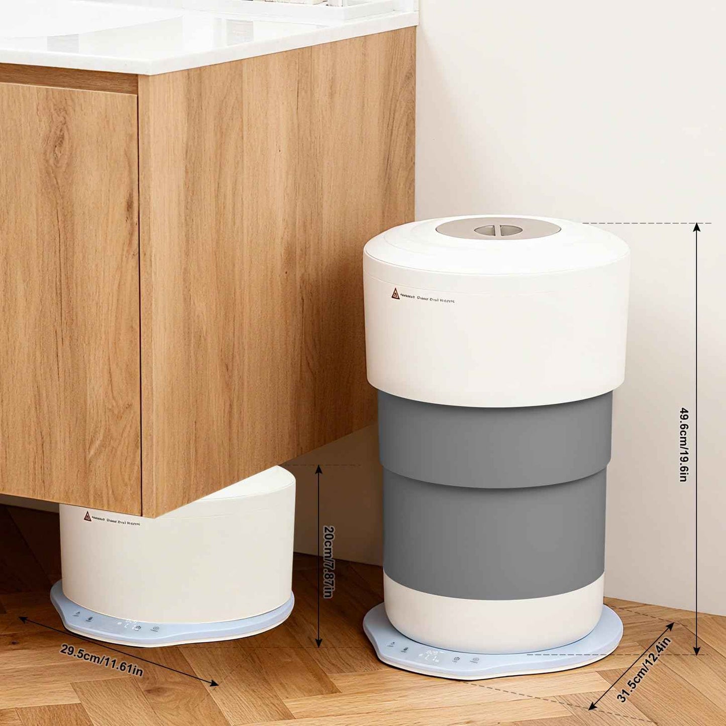 Sageme Towel Warmer for Bathroom, 21L Towels Warmer Bucket with Timer, Towel Heater,Auto Shut Off,White Elephant Gifts Fits Up to Oversized Towels, Bathrobes, Blankets, PJ's and More