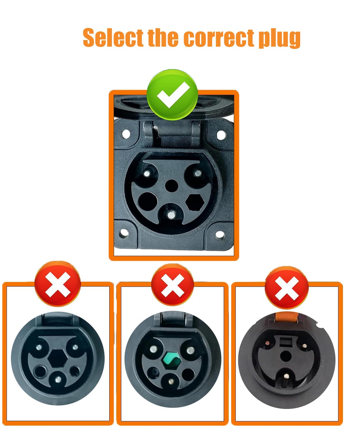 2.04.0620 Charging Power Cord Assembly Compatible with Evolution ICON Golf Carts,110V-240V 16A 3 pin Golf Cart Charge Plug and 10FT Cable,Replace OEM# 2.04.0620 ST-031016-PT, Plug and Play