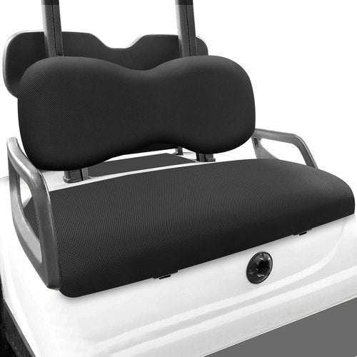 RIZINKART Golf Cart Seat Covers Sets Fit for EZGO TXT/RXV, Club Car DS/Precedent, Yamaha G29/ Drive 2 Front Seats Cushion，Durable Stretchy Breathable Washable Polyester Mesh Cloth