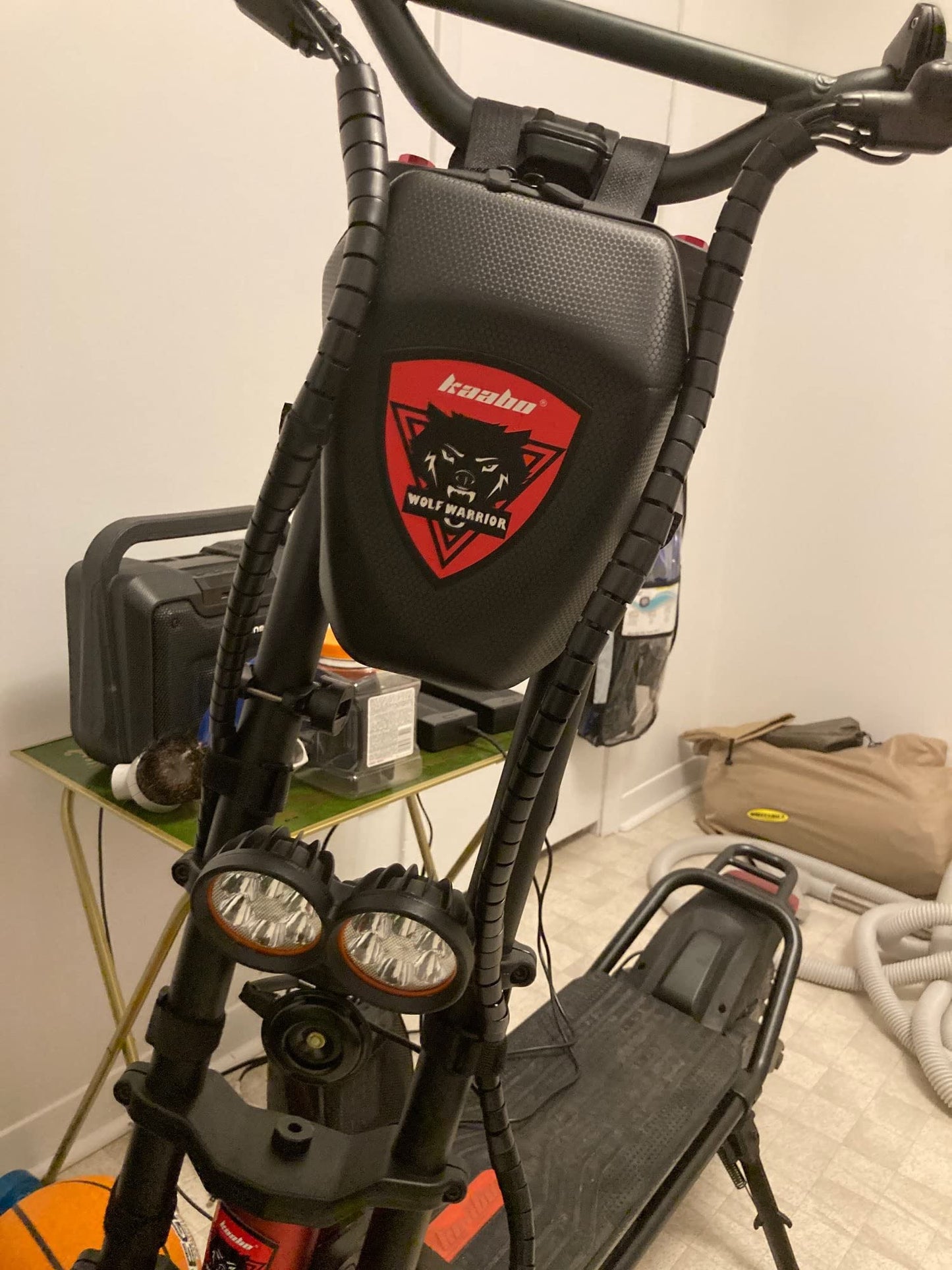 SPEDWHEL Original Kaabo Portable Hanging Head Bag for Kaabo Wolf Warrior Wolf King Kickscooter 4L Bag Accessories