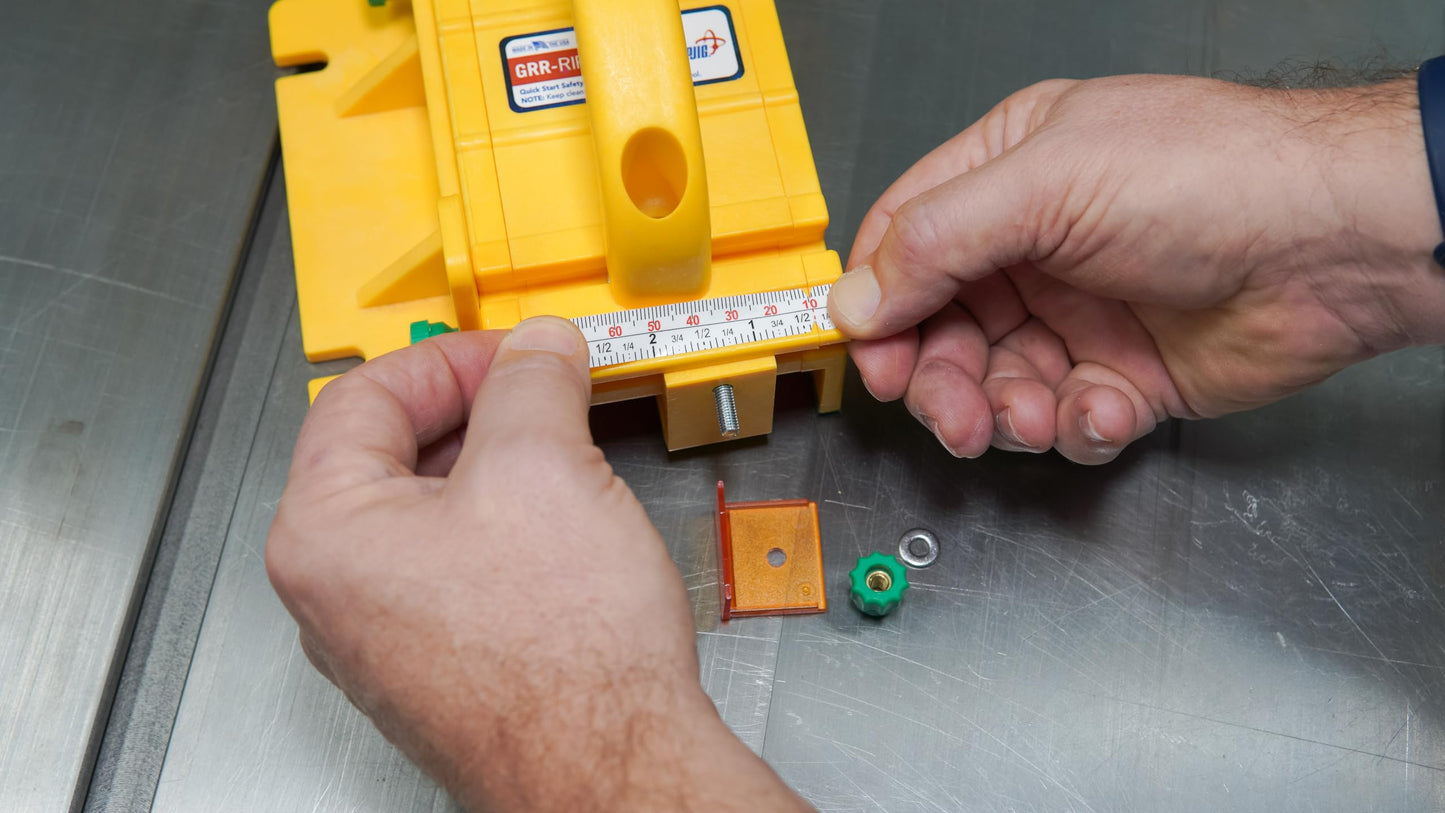 MICROJIG Grr-ripper Safe Rip Upgrade Kit, GRSR-P50K2, Compatible with GRR-RIPPER 3D Pushblock, Table Saw Safety