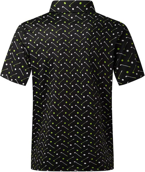 Hardaddy Men's Moisture-Wicking Polo Shirt - Dry Fit Short Sleeve Golf Shirt in Various Colors
