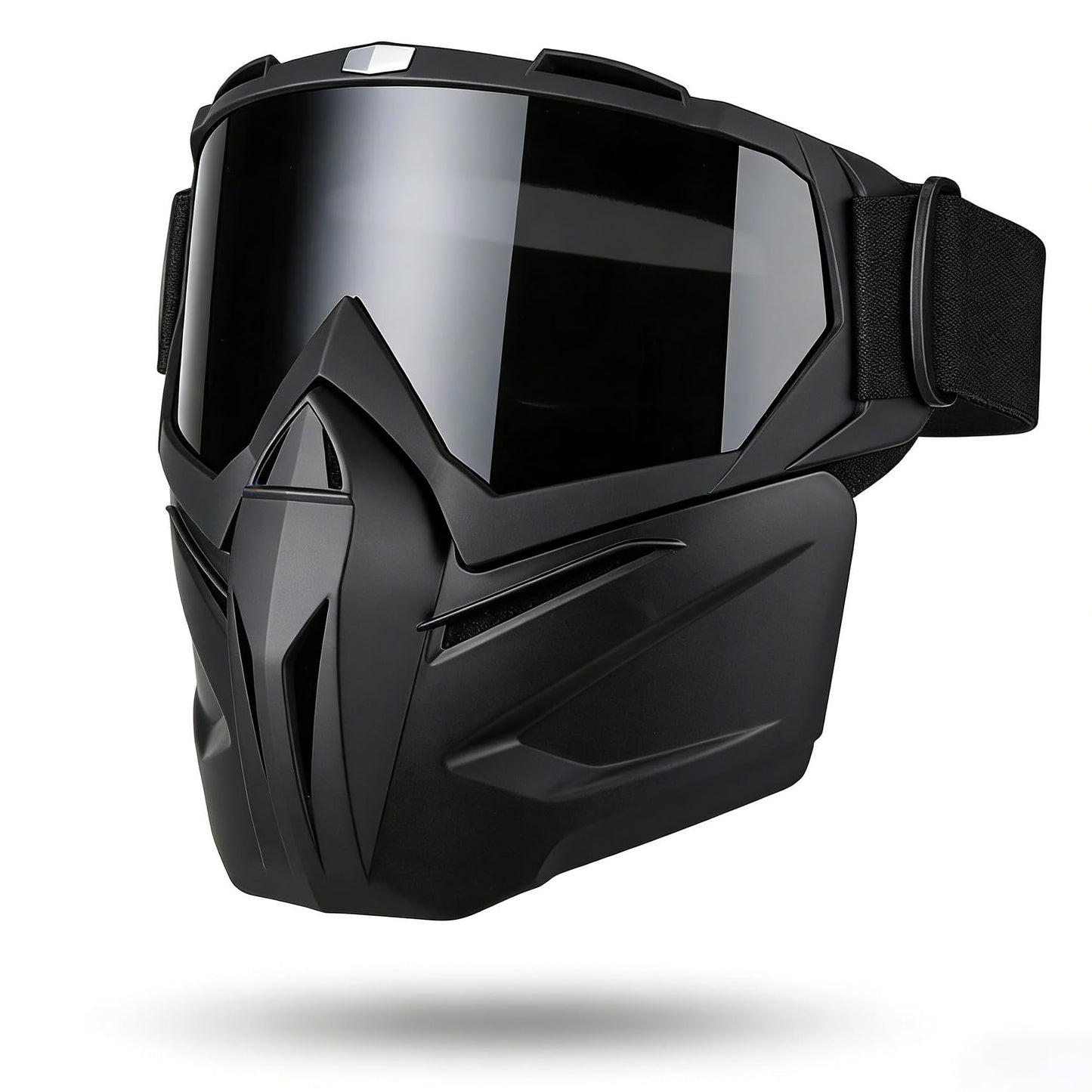 Paintball Mask Anti Fog, Full Face Tactical Mask Goggles Detachable for Motorcycle Cycling Skiing Halloween CS Game Cosplay (Black 2#)