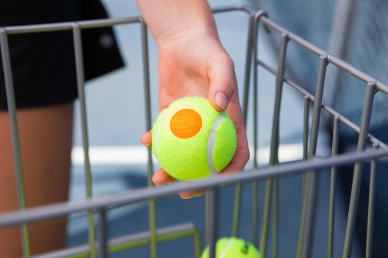 Gamma Orange 60 and Green 78 Dot Training Tennis Balls for Kids & Beginners, Low-Compression Core Reduces Speed & Bounce, Great for Tennis Practice, USTA and ITF Approved for 10 & Under Tournament