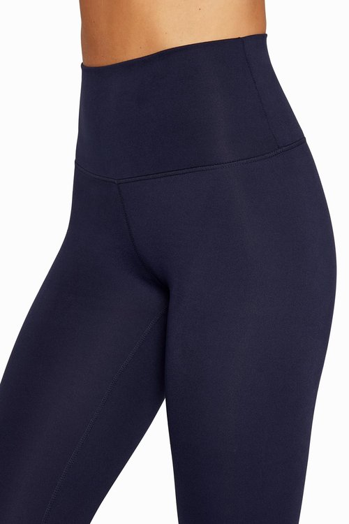 Zobha Women's Easy Contender Delux High Waist Ankle Legging, Peacoat, Large