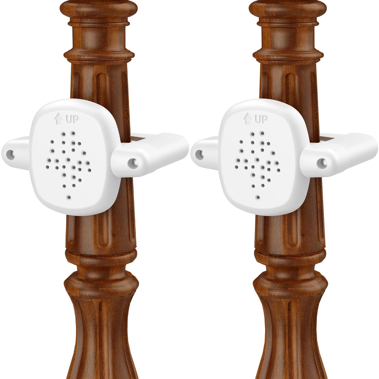 Baby Gate Banister Adapter：2Pcs Baby Stair Gate Kit Stair Post Fitting Kit Babys Gates for Stairs, Safety Stair Adapter Fit for Stair Gate Against Stairs Posts (Not Include The Gate)