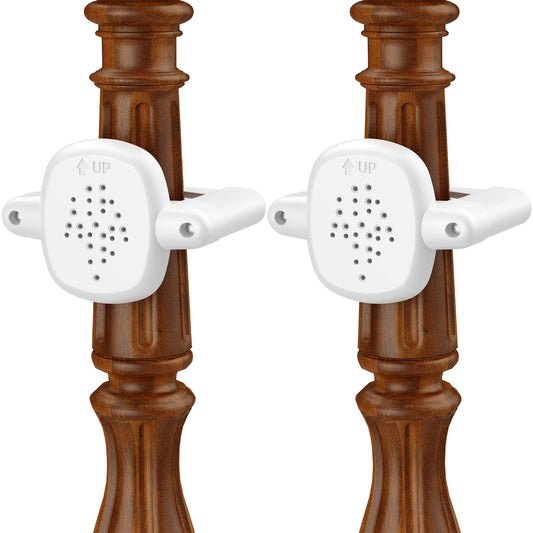 Baby Gate Banister Adapter：2Pcs Baby Stair Gate Kit Stair Post Fitting Kit Babys Gates for Stairs, Safety Stair Adapter Fit for Stair Gate Against Stairs Posts (Not Include The Gate)