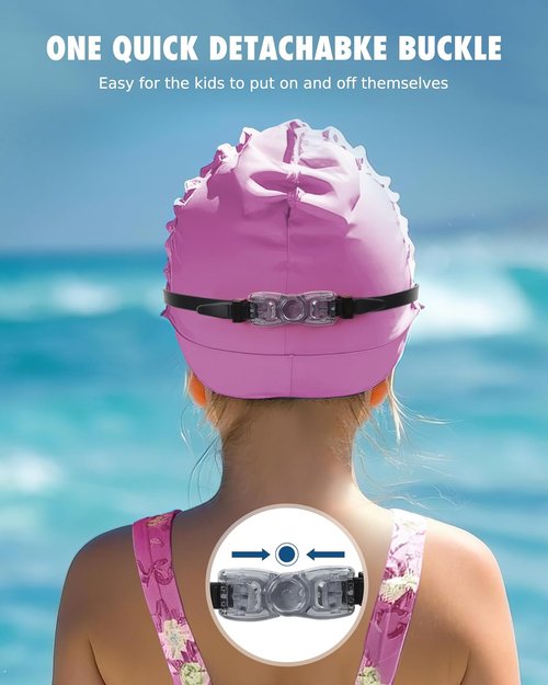 Aegend Swim Goggles - Anti-Fog & UV Protection for Kids Ages 3-14 | Comfortable Fit