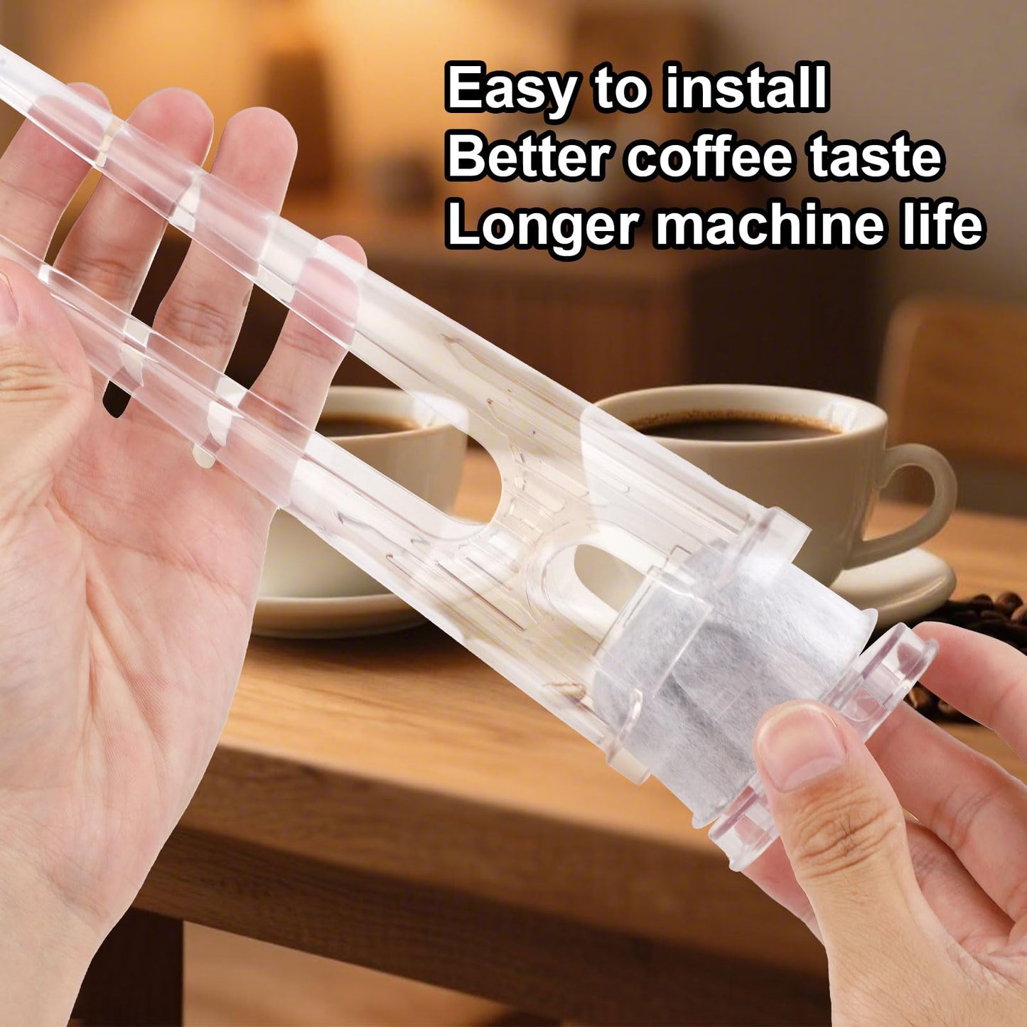 Water Filter Holder for Keurig 2.0 Brewers, Water Reservoir Filter Starter Kit Replacement Parts Compatible with Keurig Coffee Machines Maker