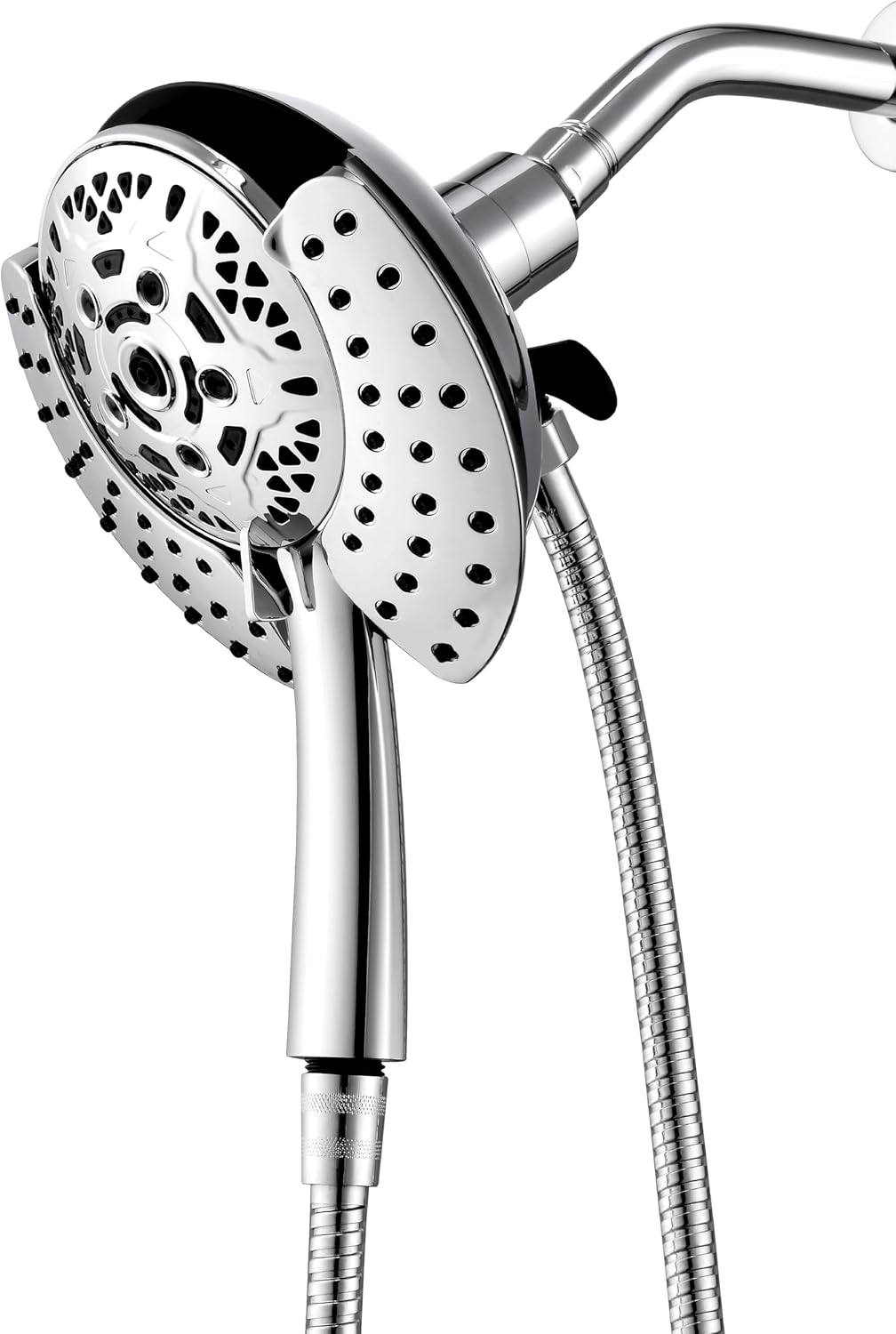 2.5GPM 7.2" Rainfall & Handheld Shower Head Combo with 60" Stainless Steel Hose