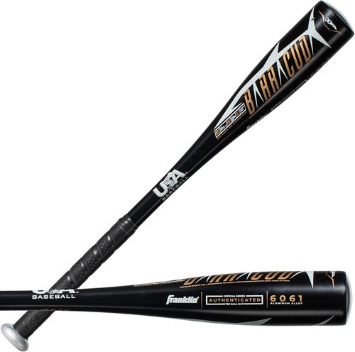 Franklin Sports Kids Teeball Bat - Venom & Barracuda Aluminum Composite - USA Baseball Certified - Youth Drop -10 to -13