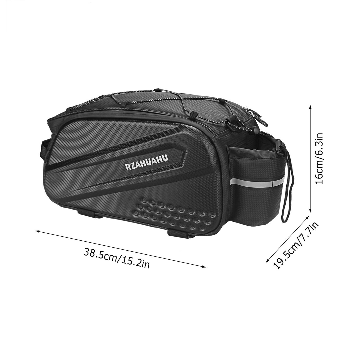 Lixada Waterproof Cycling Rear Seat Rack Bag - 10L Trunk Cargo Pack for Road MTB Bikes - Carrier Pannier Handbag