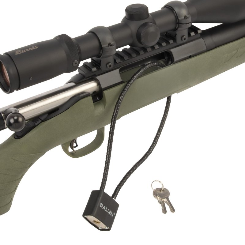 Allen Company Cable Gun Lock for Shotguns, Rifles & Handguns (2 Keys) Black, 15"