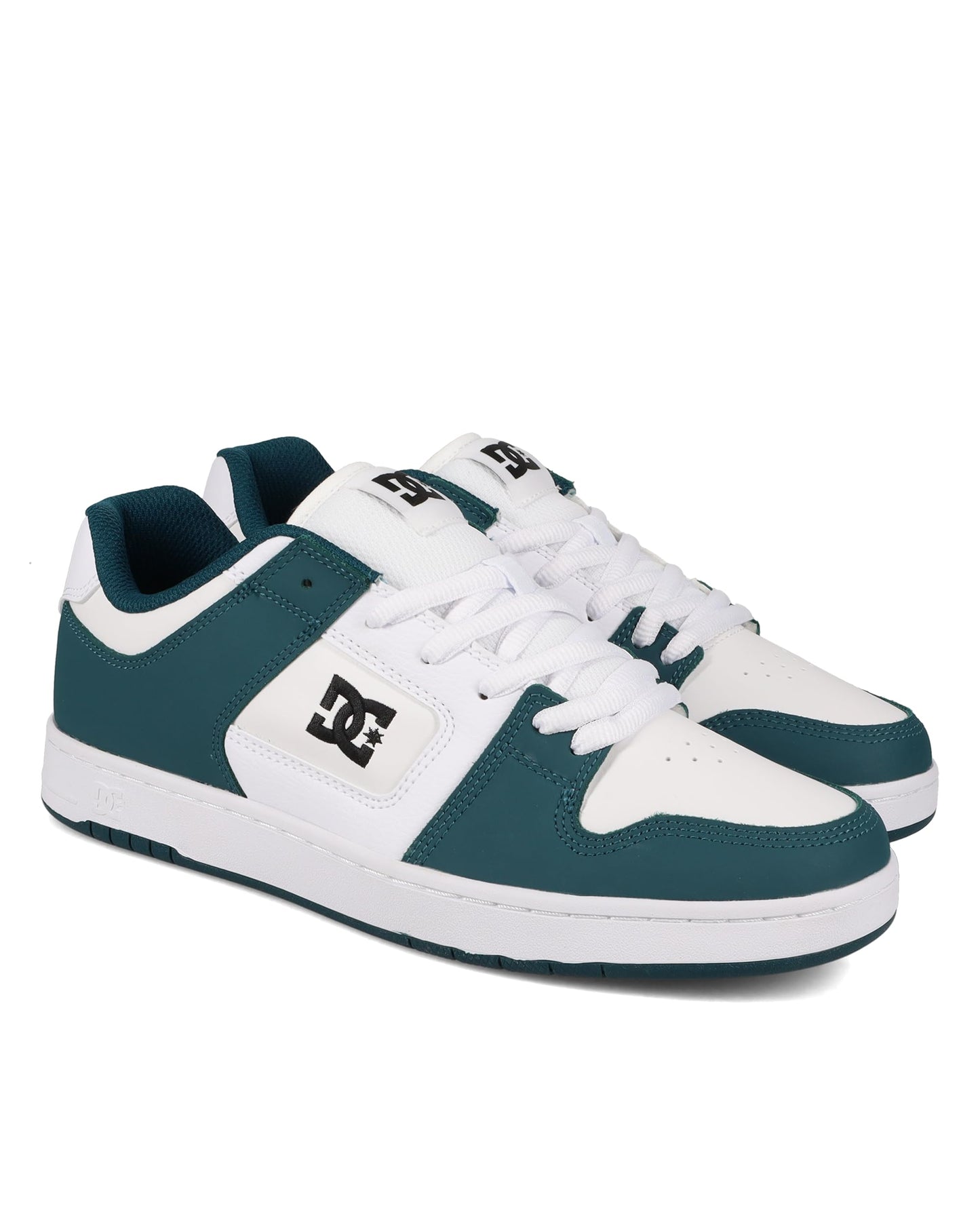 DC Men's Manteca 4 Skate Shoe, Teal/White/Black, 5.5