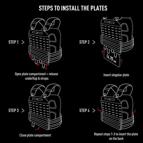 PETAC GEAR Weighted Vest For Men Workout Adjustable Strength Training Vests for Workouts Running Endurance Women Gym Fitness Weight Clothing(BK)
