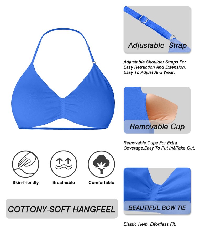 Comper 2 Piece Workout Sets for Women Halter Strappy Sports Bra with Seamless Ribbed Gym Yoga shorts Outfits