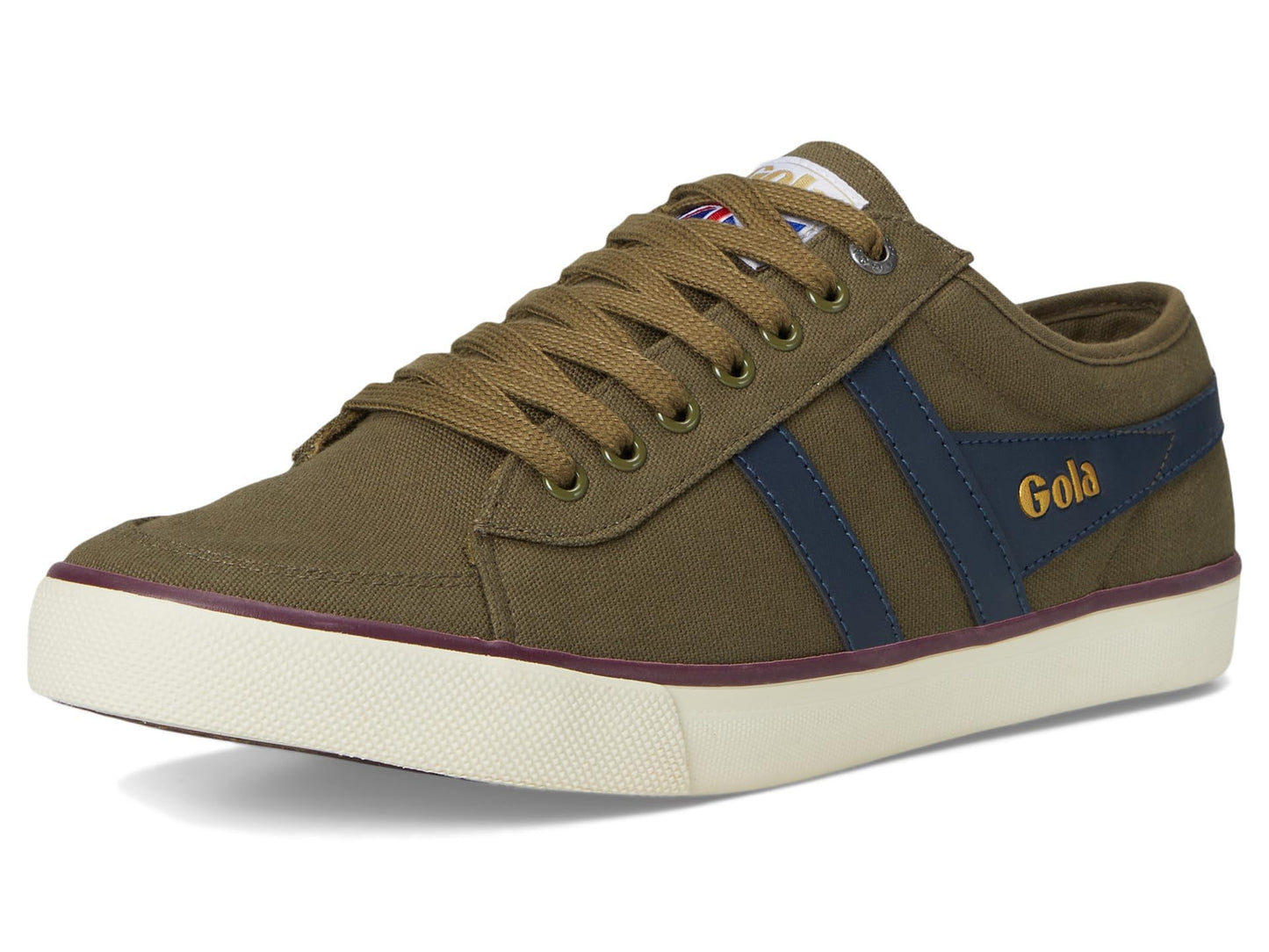Gola Men's Comet Khaki/Navy/Burgundy 7 M