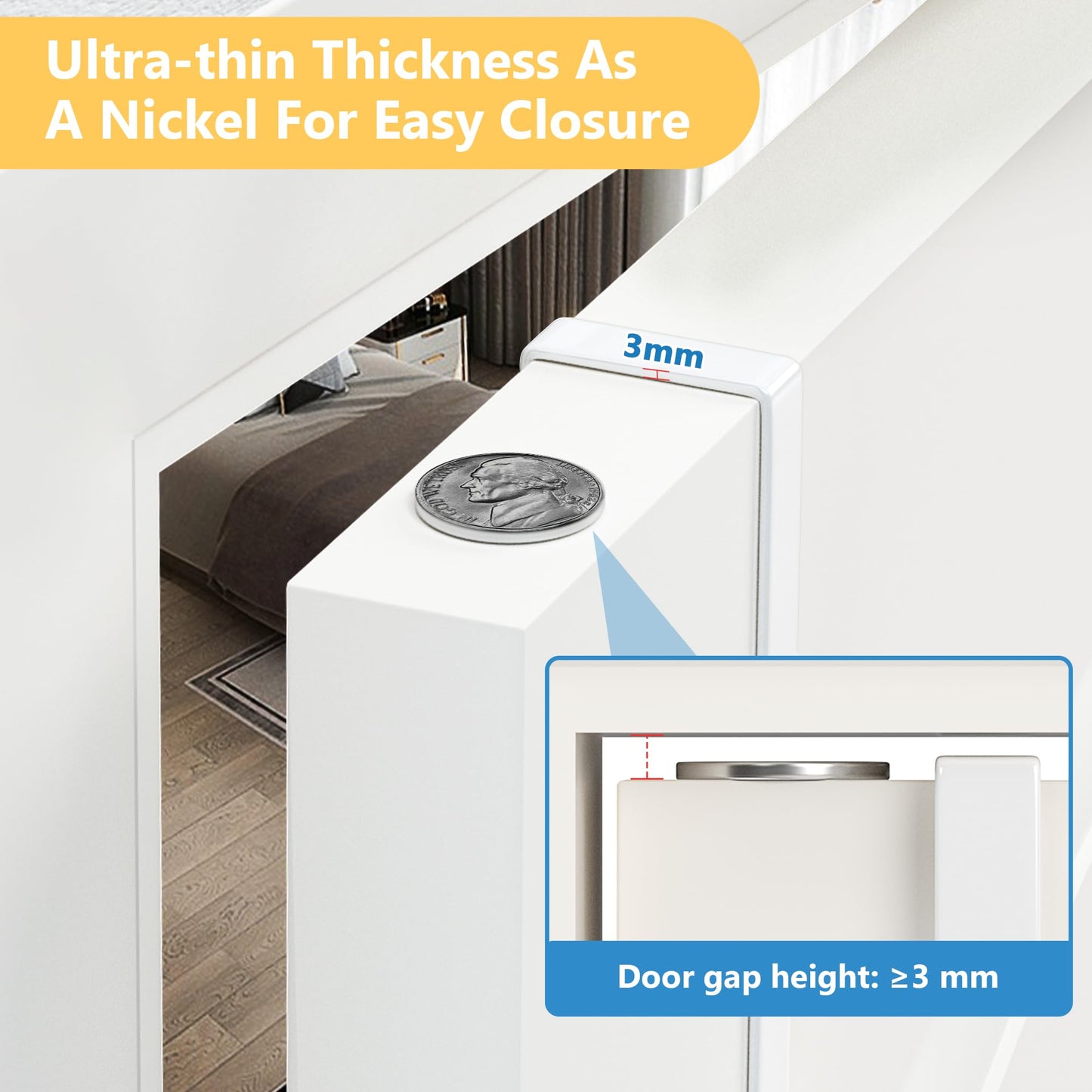 Updated 6" Over The Door Hooks (10 PCS) Fit Almost All Doors up to 1-3/4", Widen Metal Door Hanger for Hanging Towels, Clothes, Bags on Interior Door of Bathroom/Closet/Bedroom/Pantry and Front Door