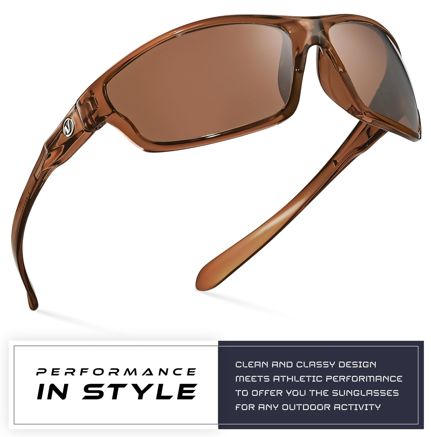 Nitrogen Polarized Wrap Around Sport Sunglasses for Men Women UV400 Driving Fishing Running Sun Glasses