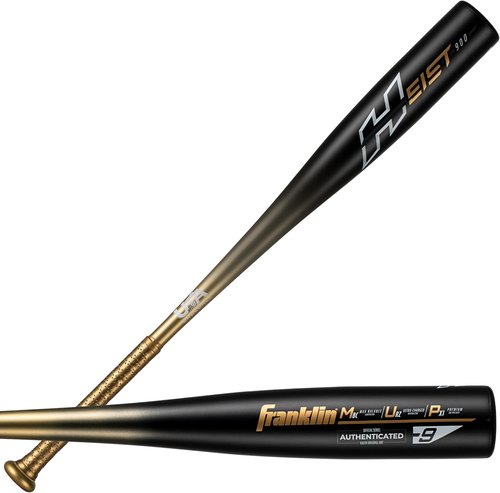 Franklin Sports Youth Baseball Bat - Heist Big Barrel Metal Bat for Ages 8-12 | 26" to 30" -9/-10 USA Baseball
