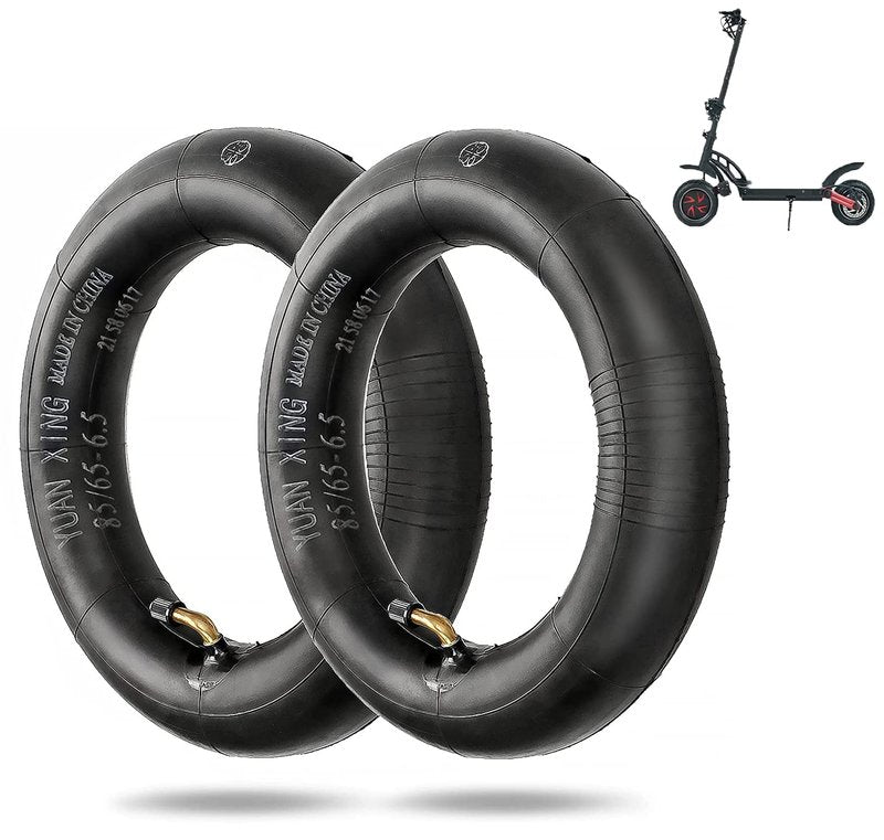 RidTianTek 85/65-6.5 Tire, 10 Inch Thick Inner Tube Tire for Kugoo G-Booster G2 Pro for Ninebot Mini Pro Smart Self-Balancing Electric Scooter Front/Rear Wheel Replacement Part (2 Inner Tube)