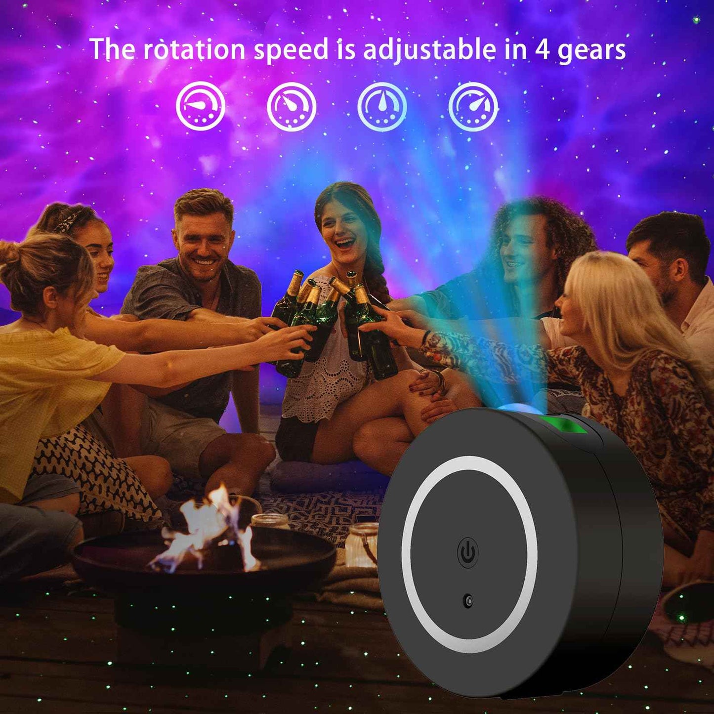 Galaxy Projector, Star Projector Galaxy Light, Night Light with Timer and Remote, for Bedroom, Home Decor, Christmas, Birthday