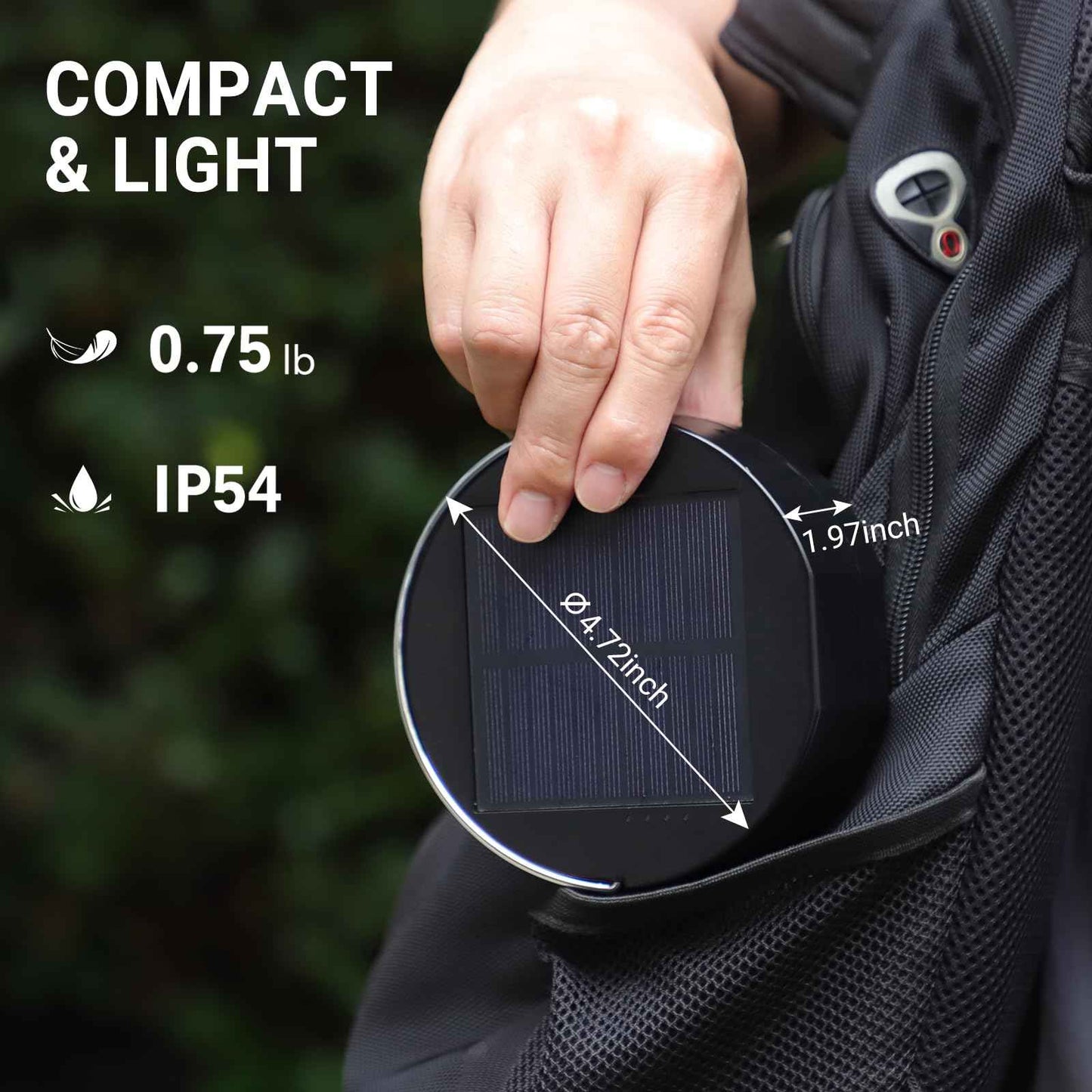 Camping String Light, Solar String Light with Camping Lantern (3 in 1 Design), Rechargeable and Portable for Camping,Emergency, Hiking.