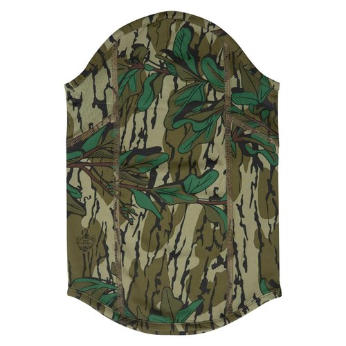 Mossy Oak Camo Hunting Face Mask, Hunting Neck Gaiter, Greenleaf