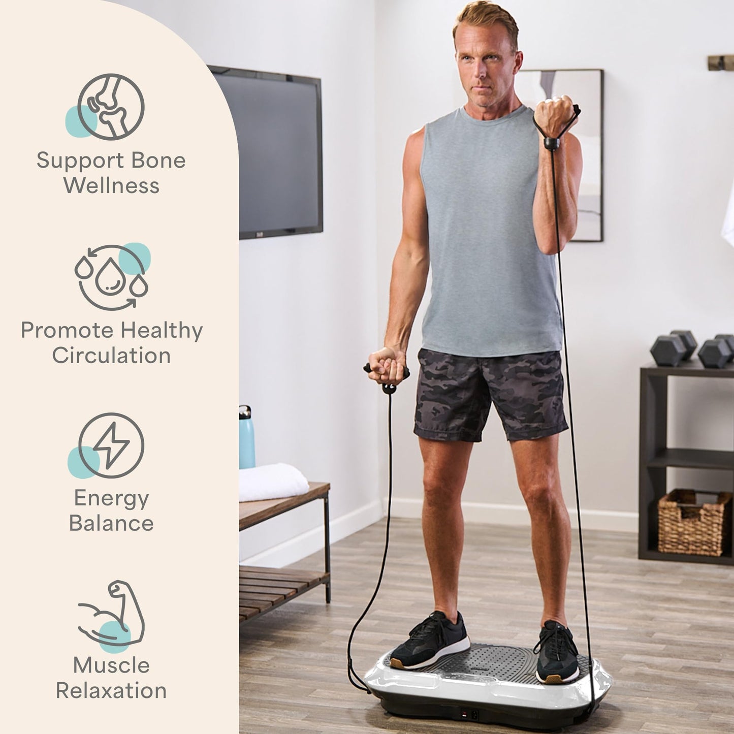 Lifepro Waver Vibration Plate Exercise Machine with 99 Speeds & 10 Presets