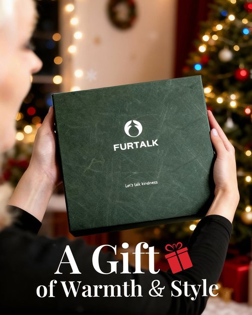 FURTALK Winter Warm Beanie Knit Hat Touchscreen Gloves Scarf Set Soft Fleece Lined Double Layer Skull Cap Gifts for Women