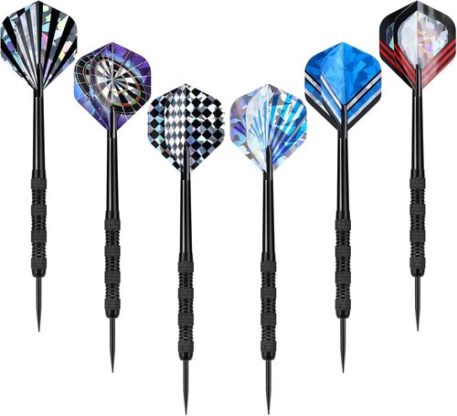Accmor Steel Tip Darts - 18 Grams Professional Metal Darts Set for Dartboard | Precision Performance