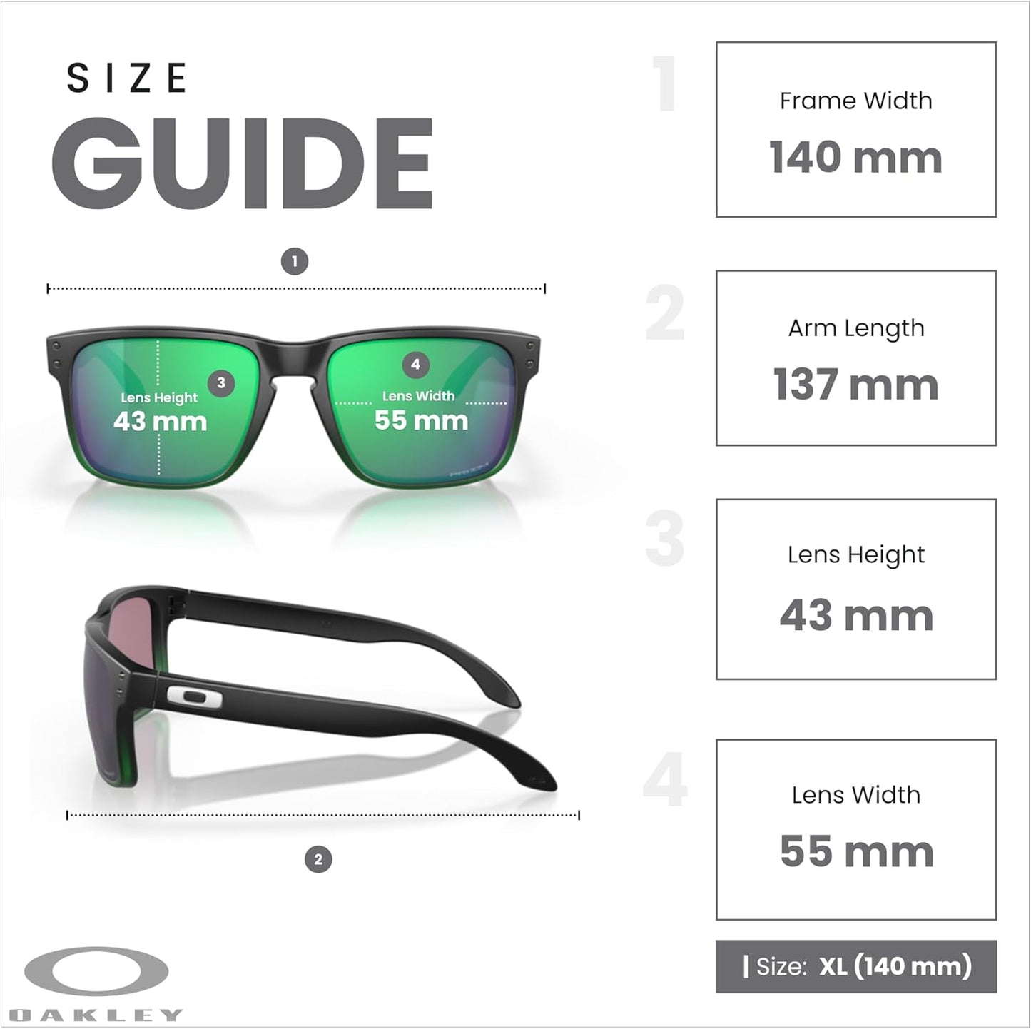 OAKLEY Holbrook OO9102 Square Sunglasses for Men - Includes Accessory Leash Kit & Microfiber Pouch